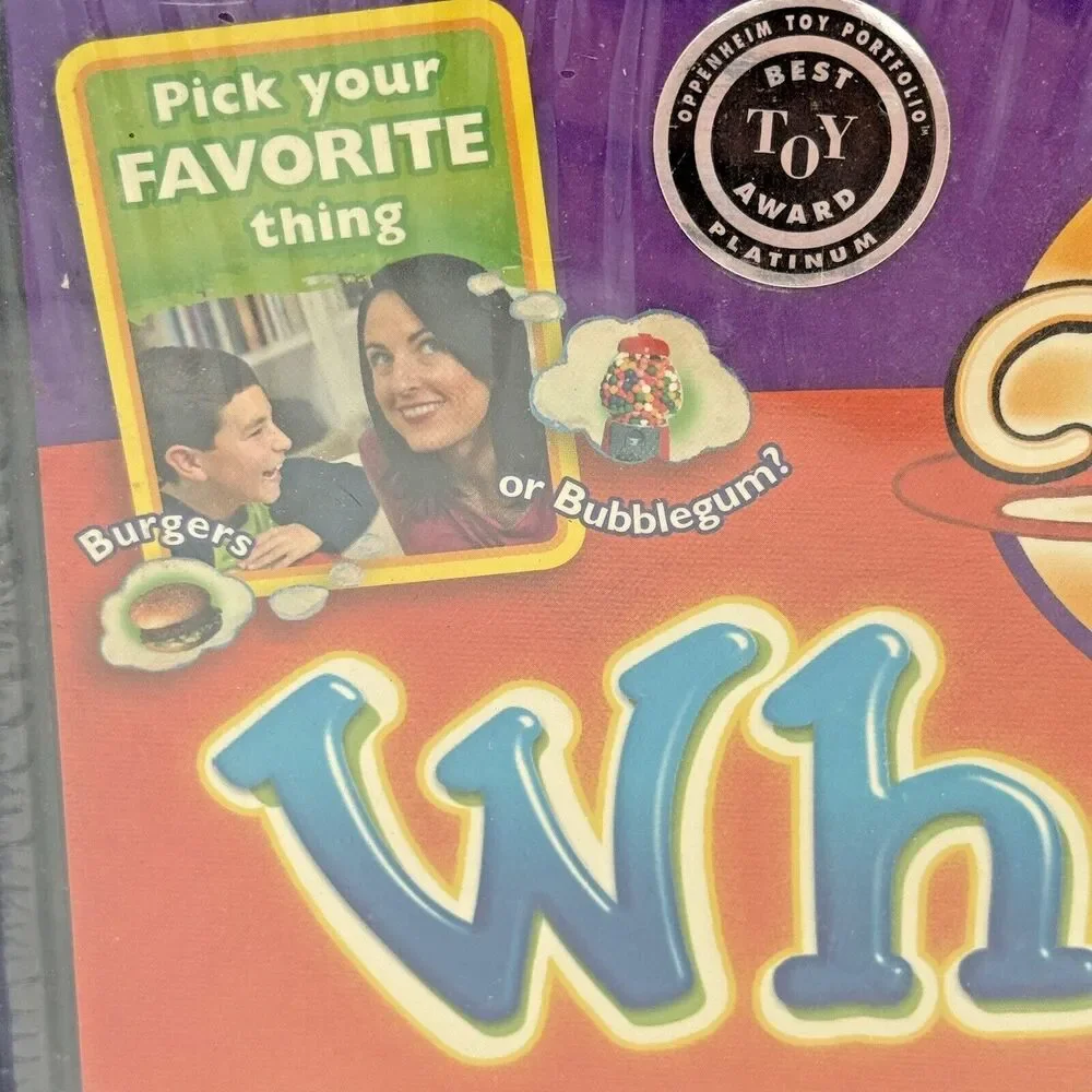 Cranium WHOONU Game Whats Your Favorite Thing & Zigity  Brand New Factory Sealed